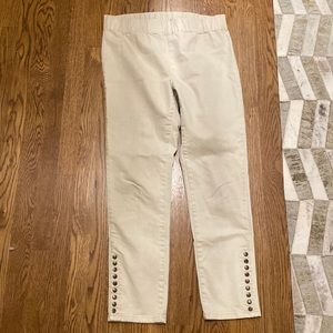 Beige Soft Surroundings denim pants medium